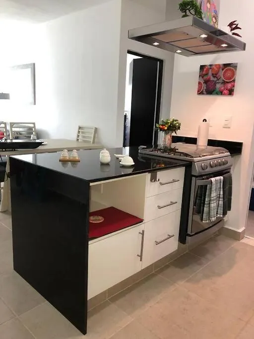 Precioso Depto Equipado 5 Pers, Playa Del Carmen Apartamento